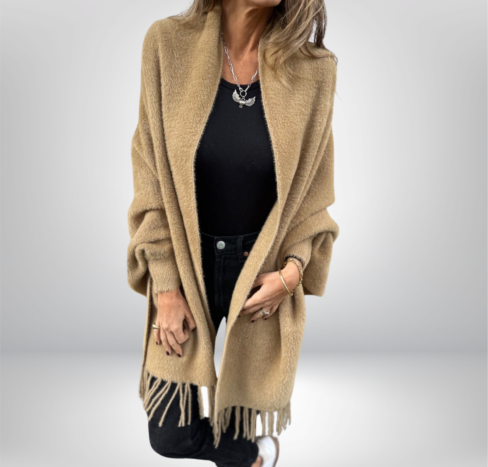 Mireille - Pull élégant avec une longue bouche