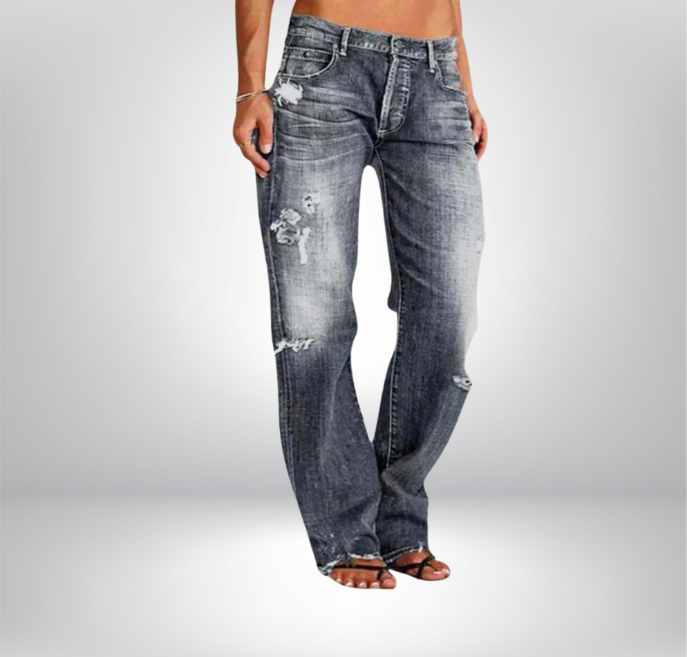 Vicky | Jean en denim large et décontracté