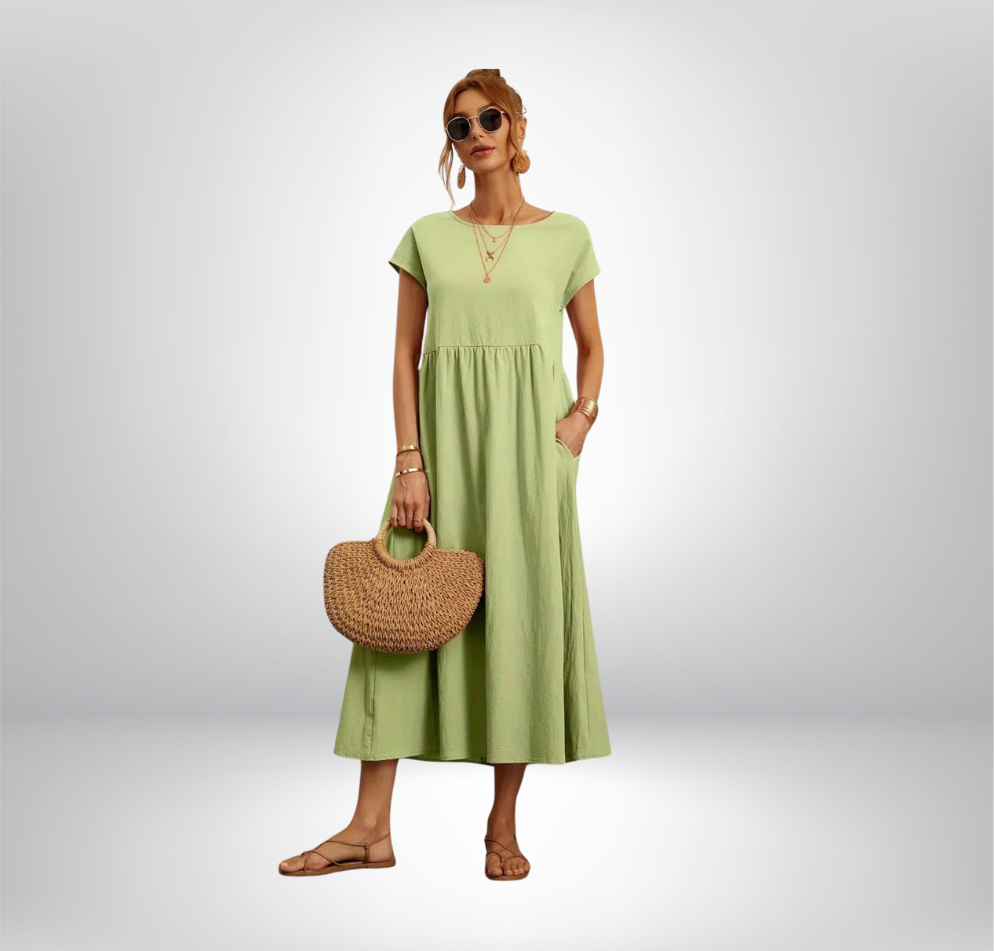 Robe en coton légère avec poches Sarina™