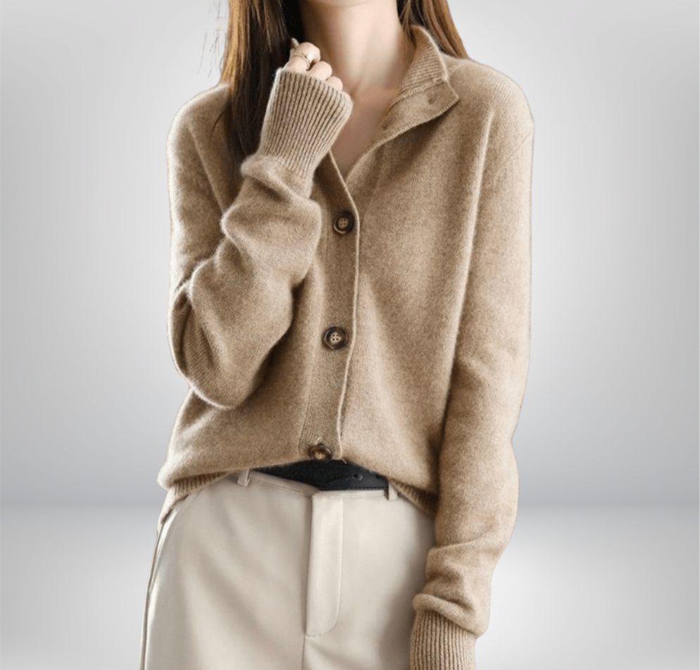 Annie | Gilet en Cachemire Tricoté