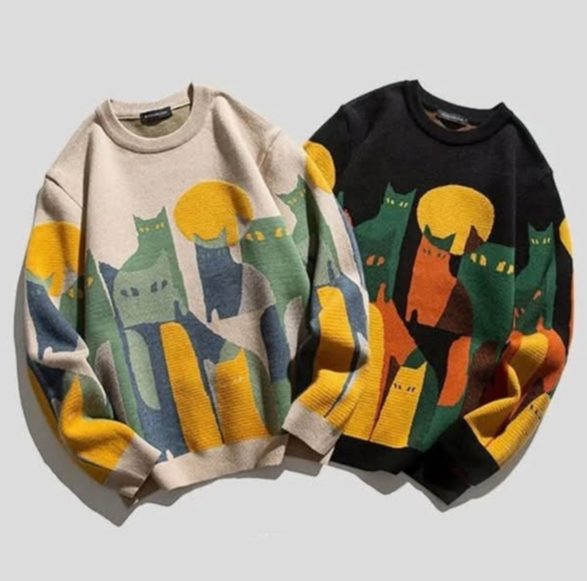 Chat au clair de lune | Pull
