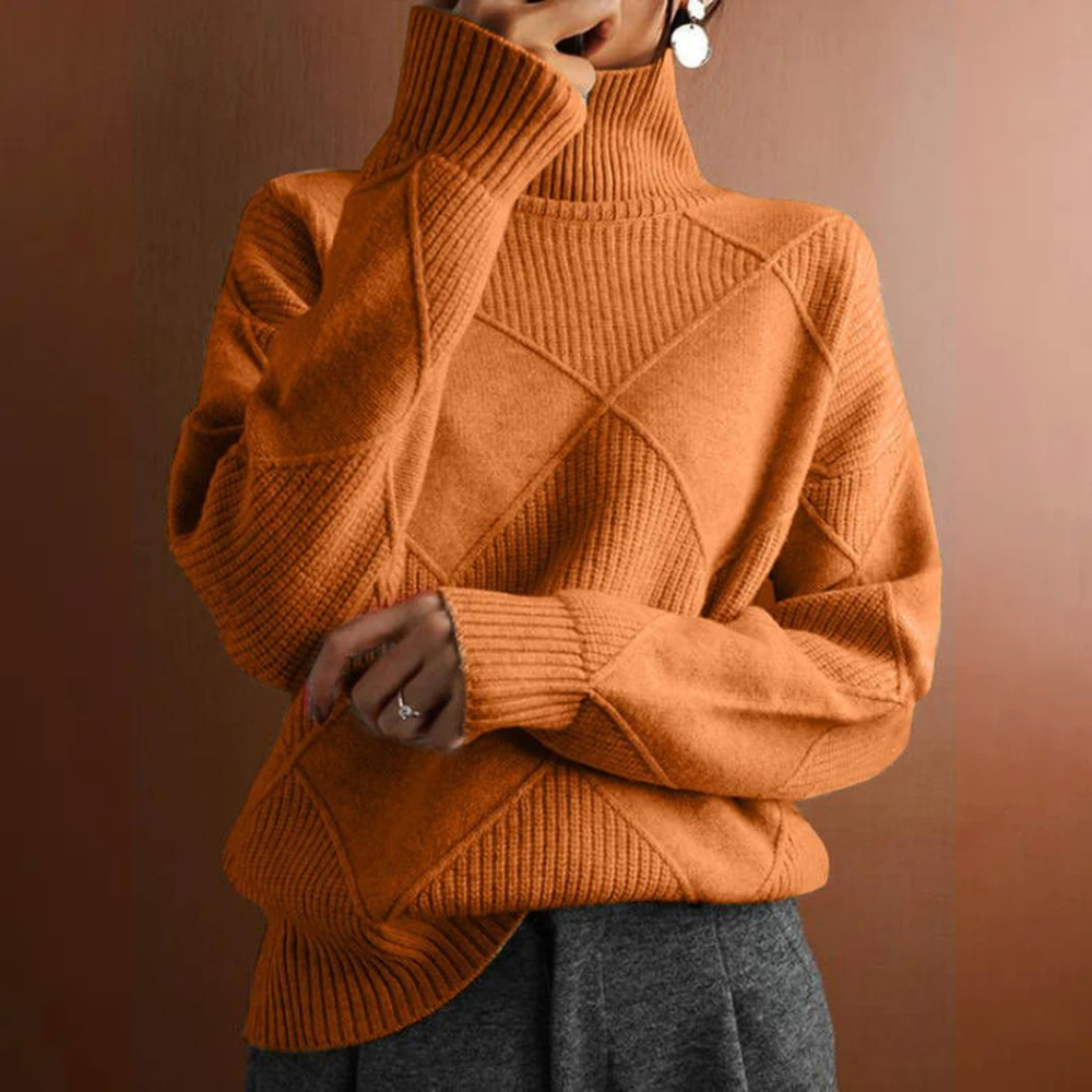 Chunky Lotus - MAGLIONE A COLLO ALTO