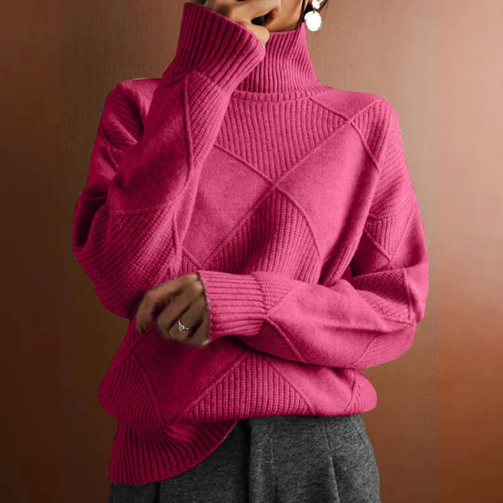 Chunky Lotus - MAGLIONE A COLLO ALTO