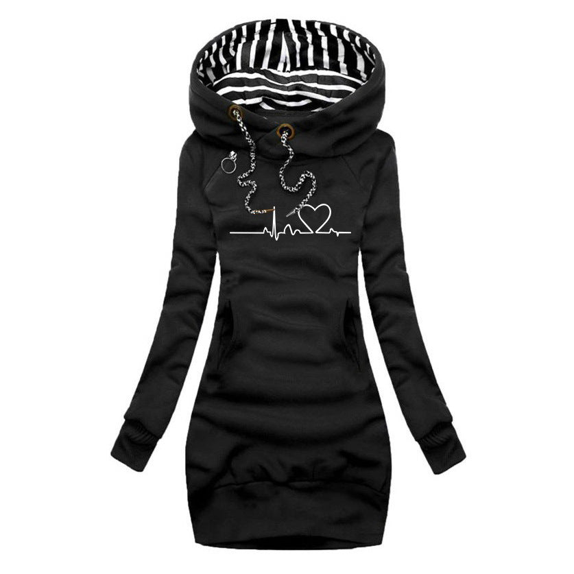Carina | Robe-Pull Heartbeat Trykt