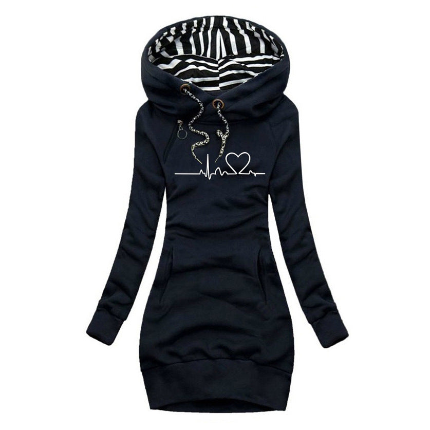 Carina | Robe-Pull Heartbeat Trykt