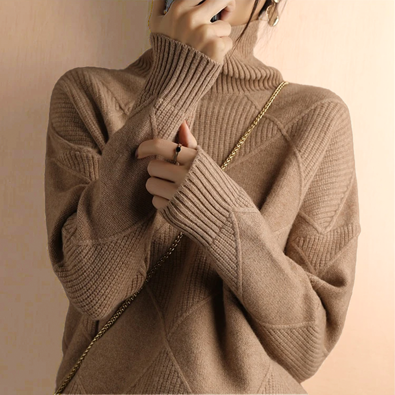 Chunky Lotus - MAGLIONE A COLLO ALTO