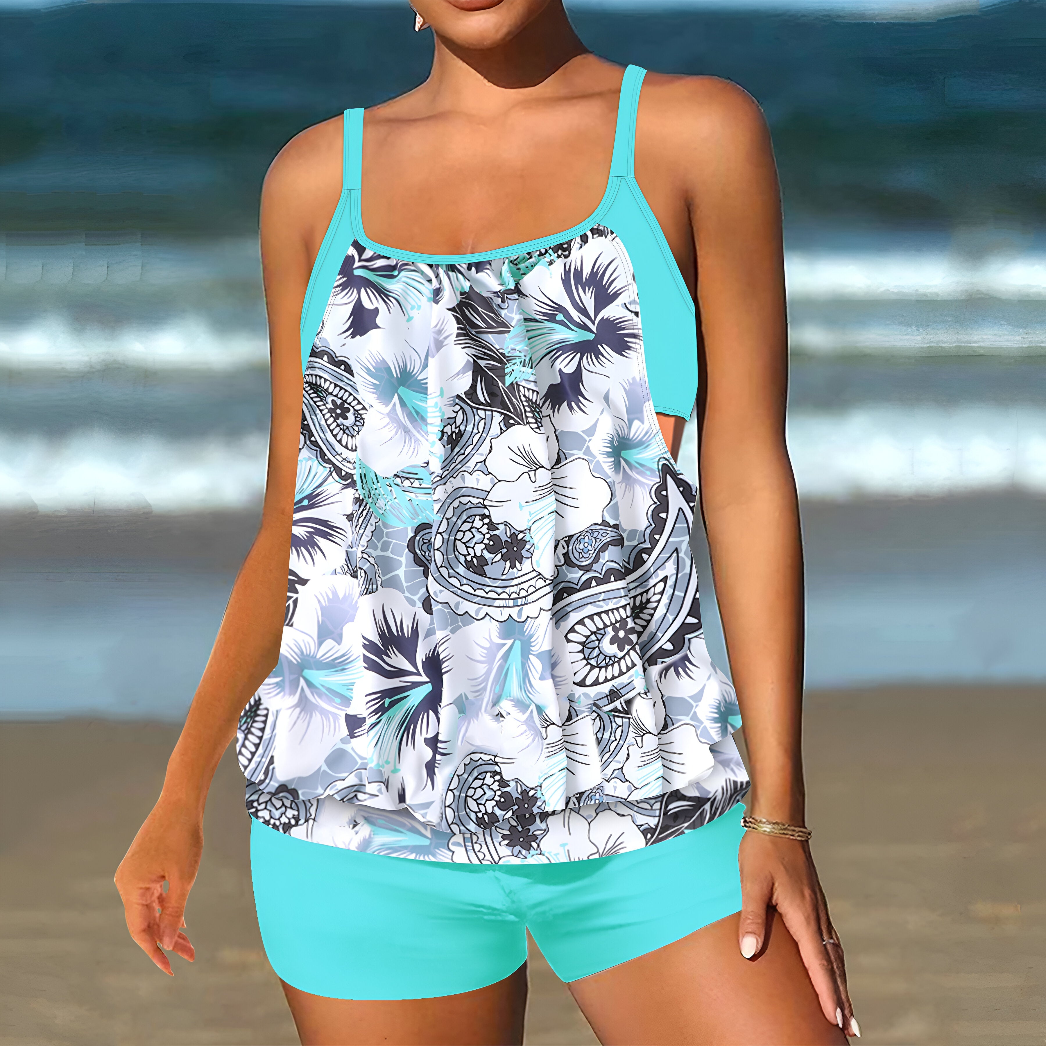 Liora™ | Tankini 2 Pièces Élégant et Confortable