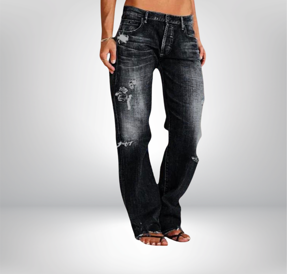 Vicky | Jean en denim large et décontracté