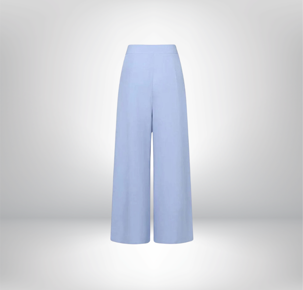Patricia | Pantalon Plissé à Jambes Larges