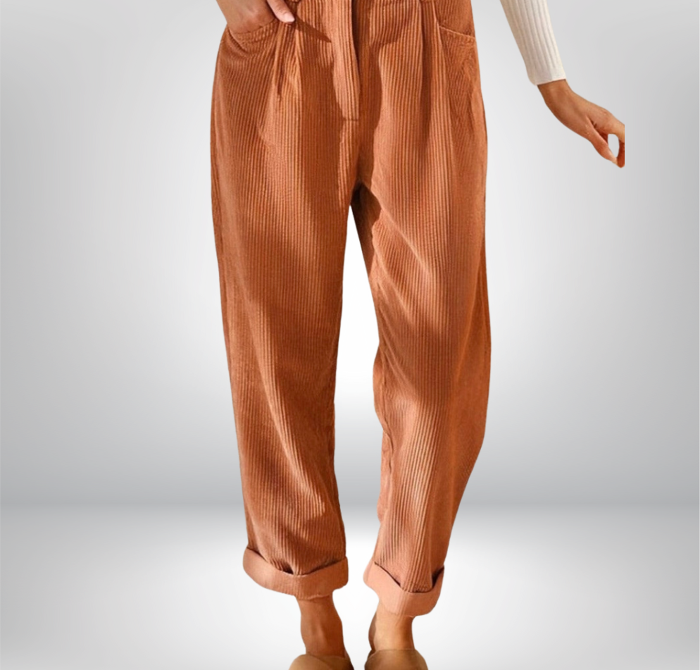 JULIA | Élégants pantalons en velours côtelé