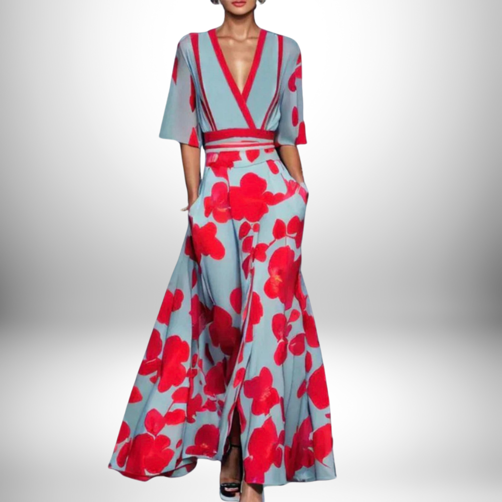 Matisse – Elégante robe maxi florale