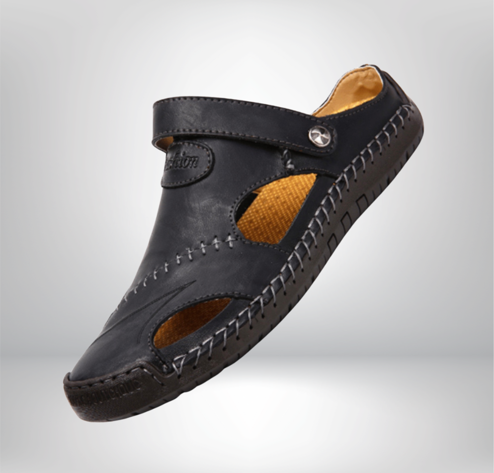 Chris | Sandales en Cuir Orthopédiques