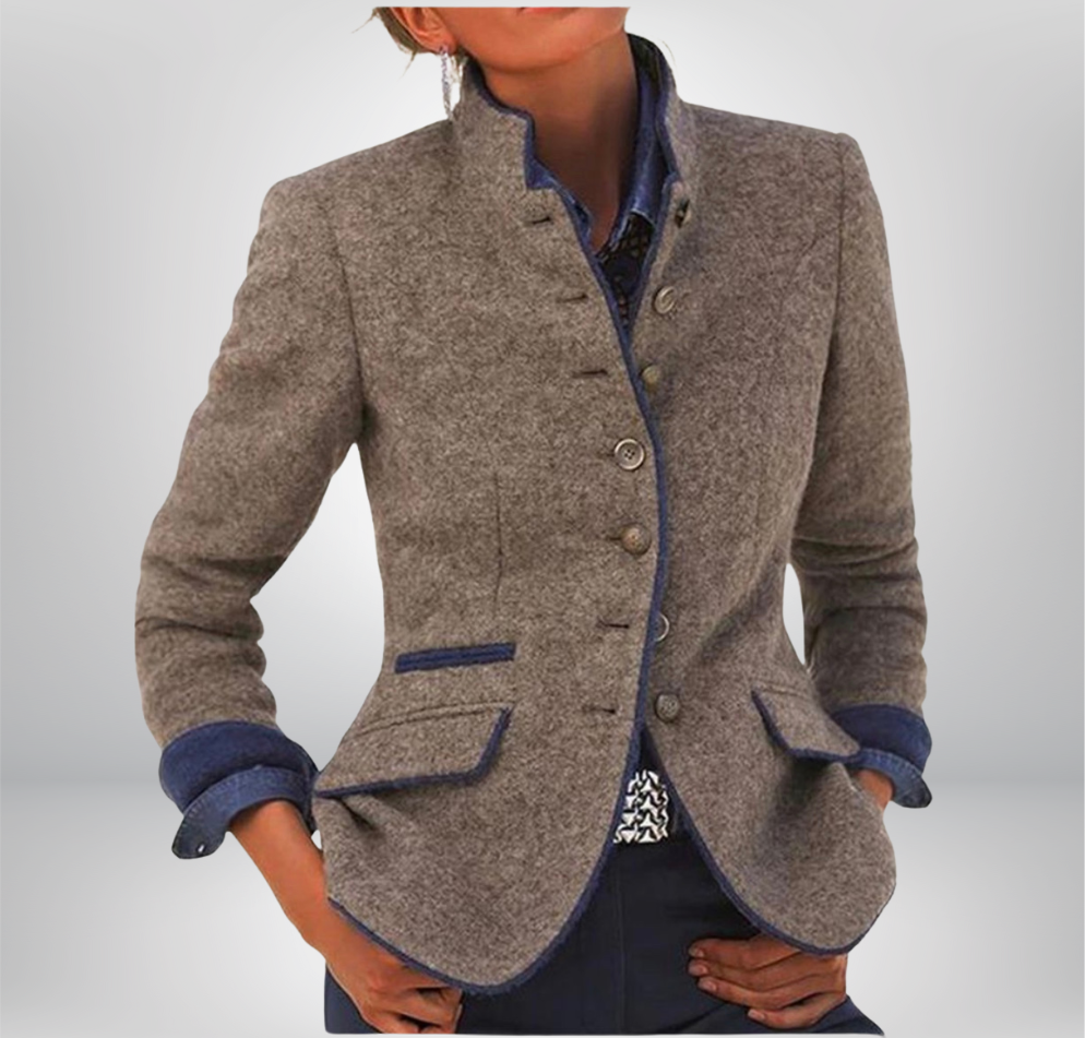 PATRIZIA™ | VESTE EN MATÉRIAUX ARTISANAUX