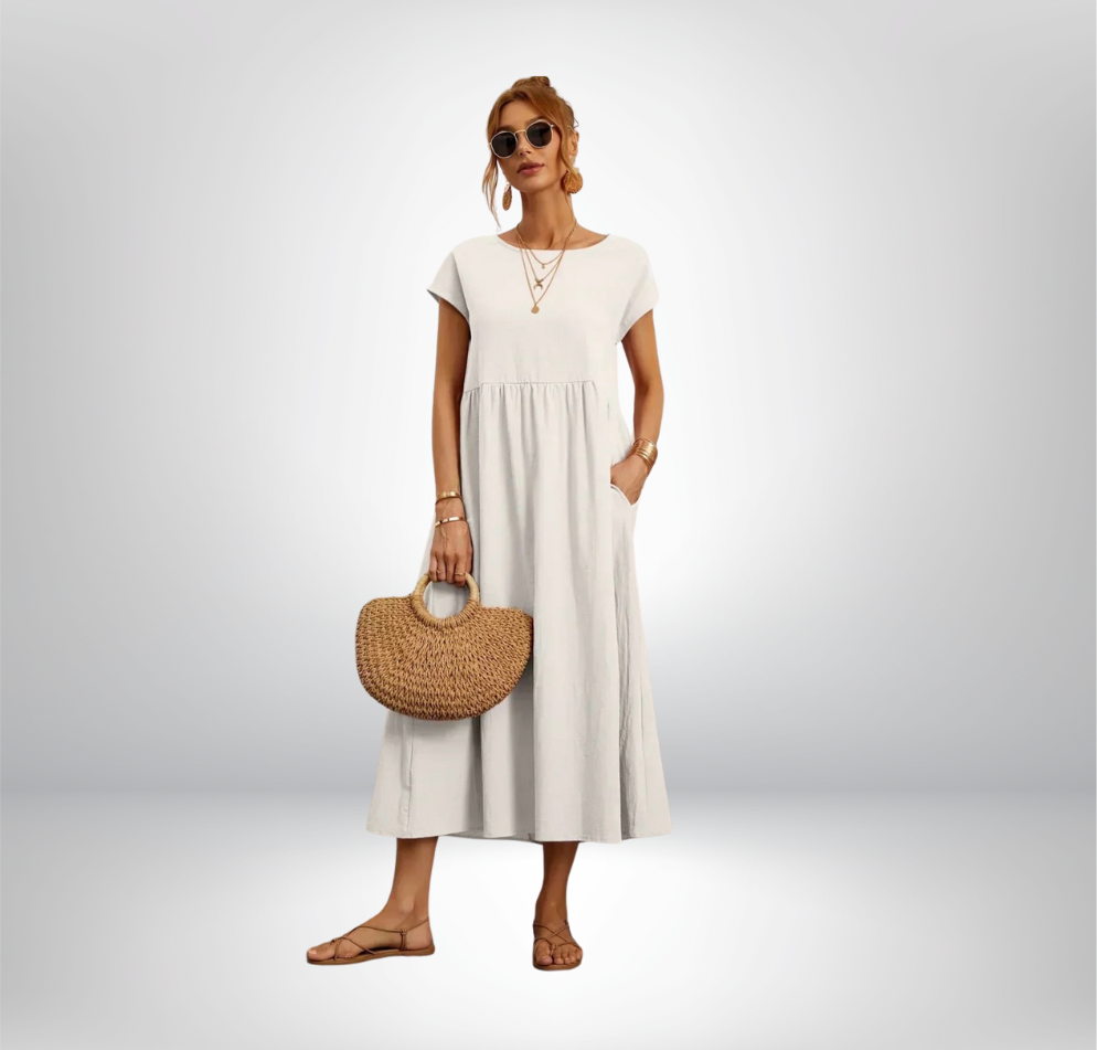 Robe en coton légère avec poches Sarina™