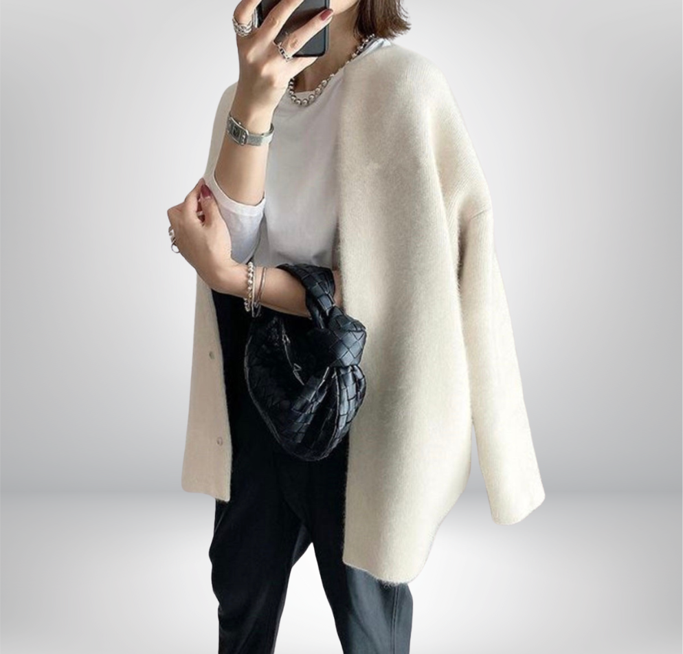 Silvia | Cardigan élégant en cachemire