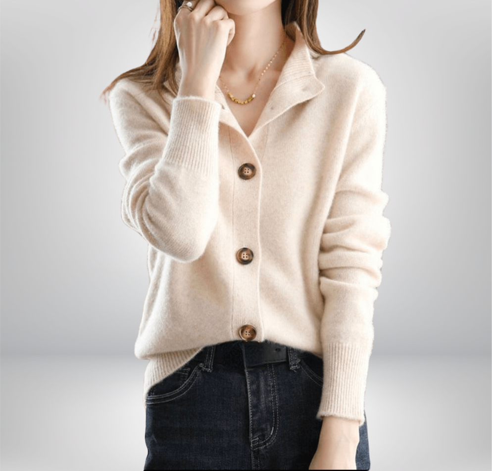 Annie | Gilet en Cachemire Tricoté