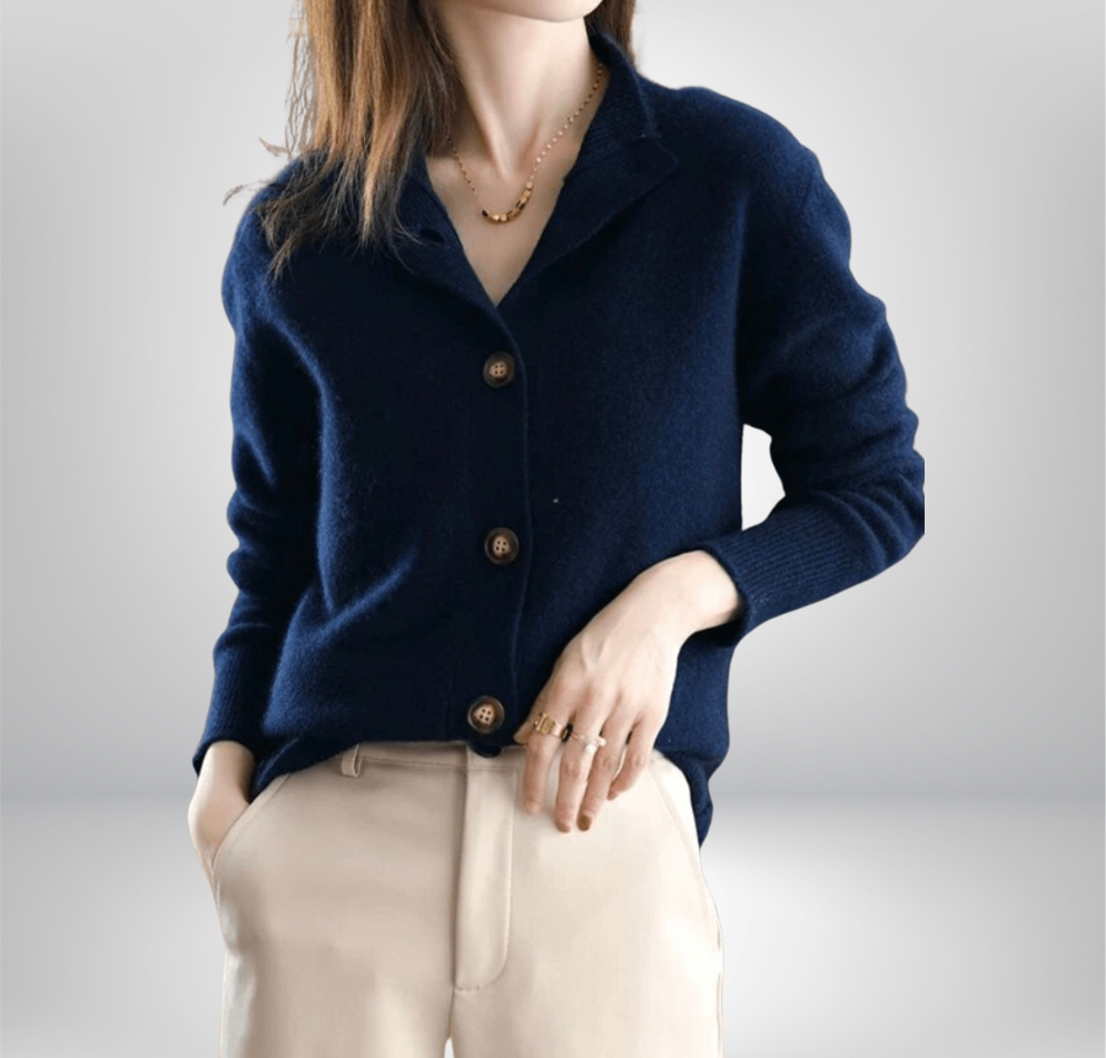 Annie | Gilet en Cachemire Tricoté