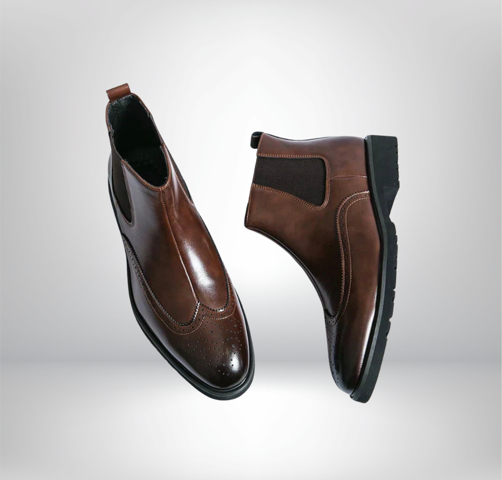 Adriel | Bottines Chelsea en cuir véritable
