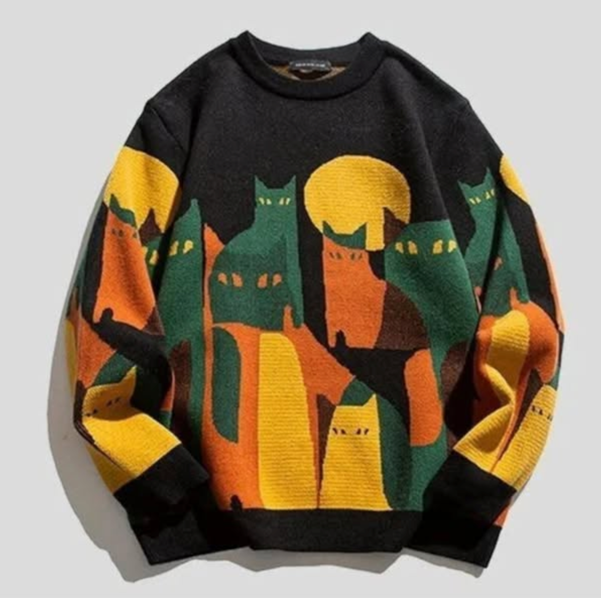 Chat au clair de lune | Pull