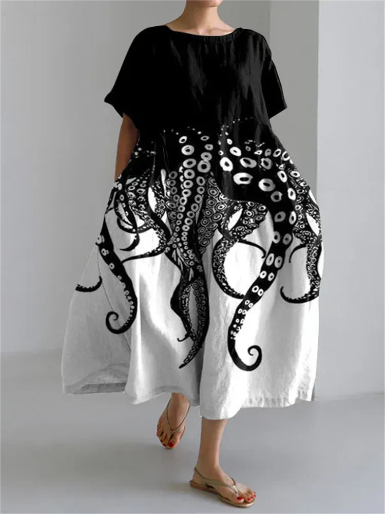 RAFFAELLA | Robe D'été Artistique Avec Liberté De Mouvement Et Style Unique Pour Les Journées Informelles